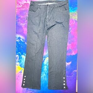 Vintage DV Jeans by Donna Vinci Dark Grayish Blue  Denim Pants
